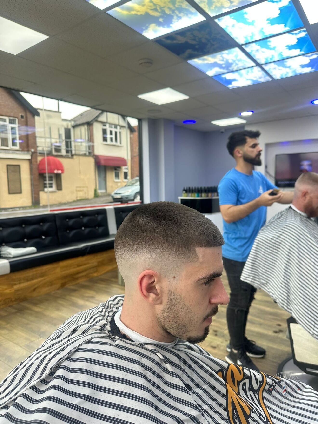 High Skin Fade Buzz Cut at Ilyan's Barber Shop